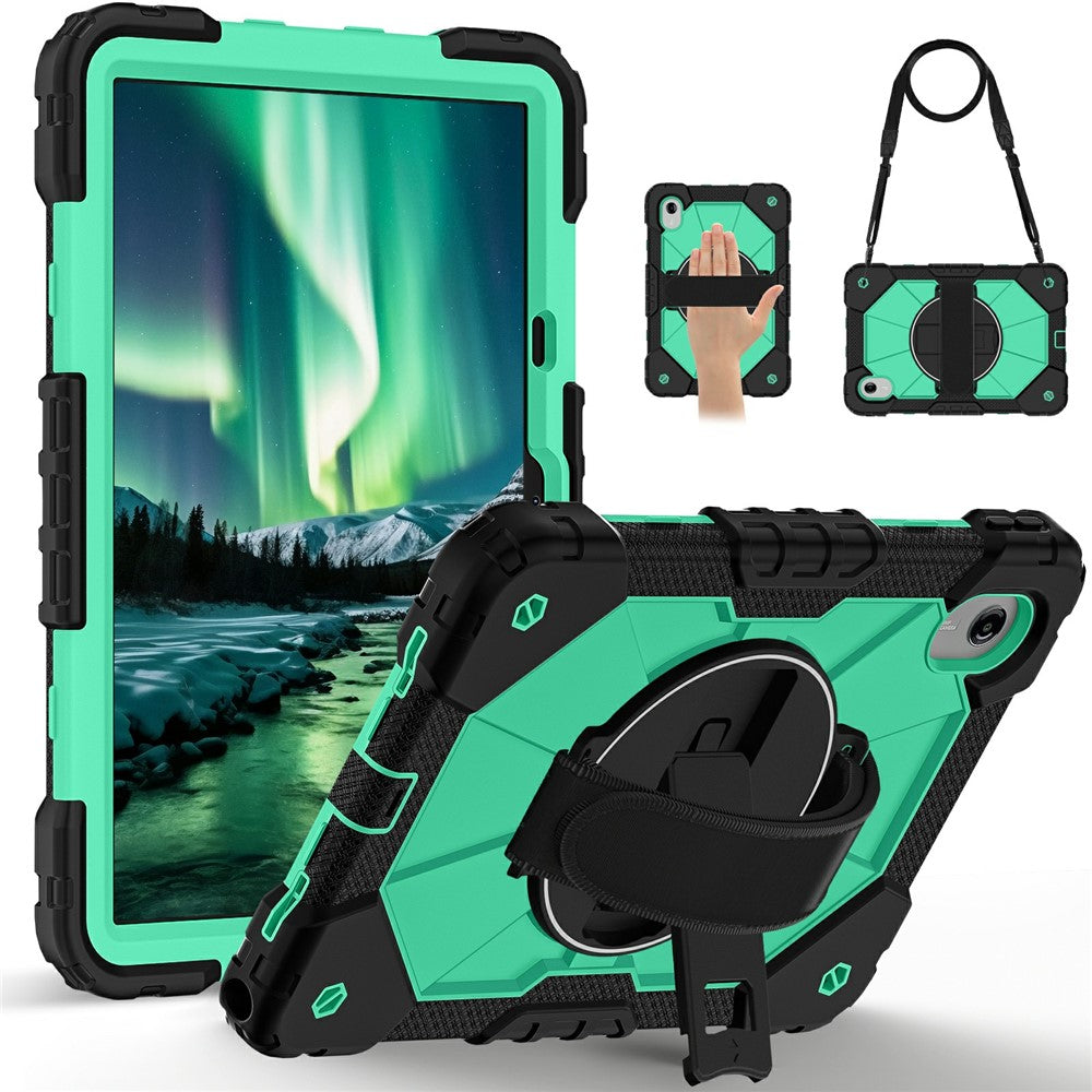 Tablet Case For Lenovo Idea Tab  /  Tab K11 Gen 2  /  Xiaoxin Pad 11 2025  /  Tab M11 Silicone + PC Kickstand Cover with Handy Strap