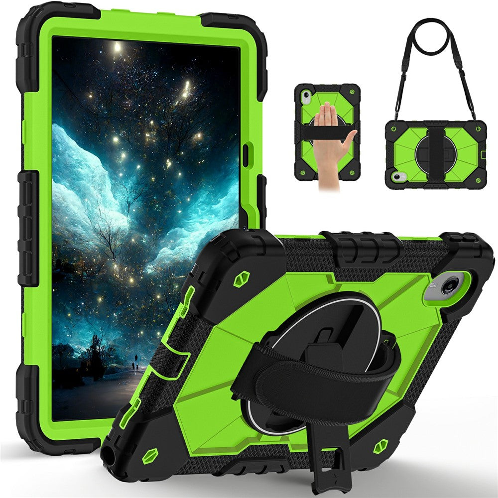 Tablet Case For Lenovo Idea Tab  /  Tab K11 Gen 2  /  Xiaoxin Pad 11 2025  /  Tab M11 Silicone + PC Kickstand Cover with Handy Strap