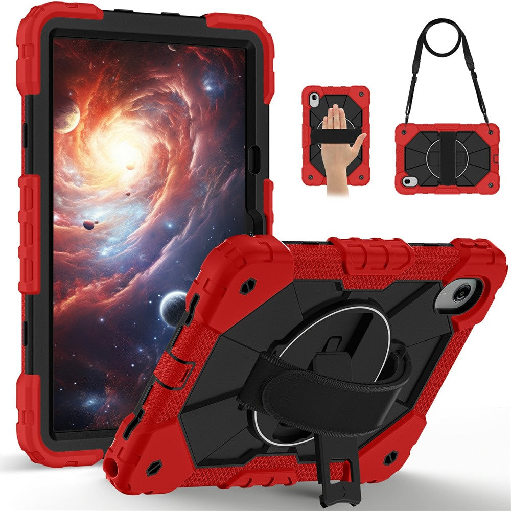 Tablet Case For Lenovo Idea Tab  /  Tab K11 Gen 2  /  Xiaoxin Pad 11 2025  /  Tab M11 Silicone + PC Kickstand Cover with Handy Strap