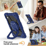 Tablet Case For Lenovo Idea Tab  /  Tab K11 Gen 2  /  Xiaoxin Pad 11 2025  /  Tab M11 Silicone + PC Hand Grip Kickstand Cover with Shoulder Strap