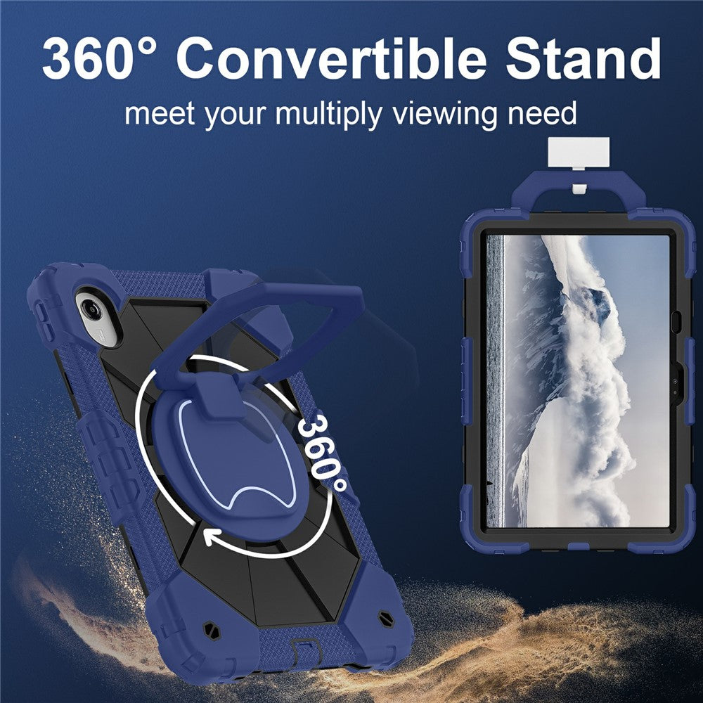 Tablet Case For Lenovo Idea Tab  /  Tab K11 Gen 2  /  Xiaoxin Pad 11 2025  /  Tab M11 Silicone + PC Hand Grip Kickstand Cover with Shoulder Strap