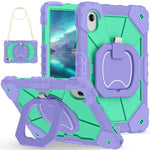 Tablet Case For Lenovo Idea Tab  /  Tab K11 Gen 2  /  Xiaoxin Pad 11 2025  /  Tab M11 Silicone + PC Hand Grip Kickstand Cover with Shoulder Strap