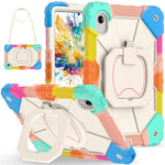 Tablet Case For Lenovo Idea Tab  /  Tab K11 Gen 2  /  Xiaoxin Pad 11 2025  /  Tab M11 Silicone + PC Hand Grip Kickstand Cover with Shoulder Strap