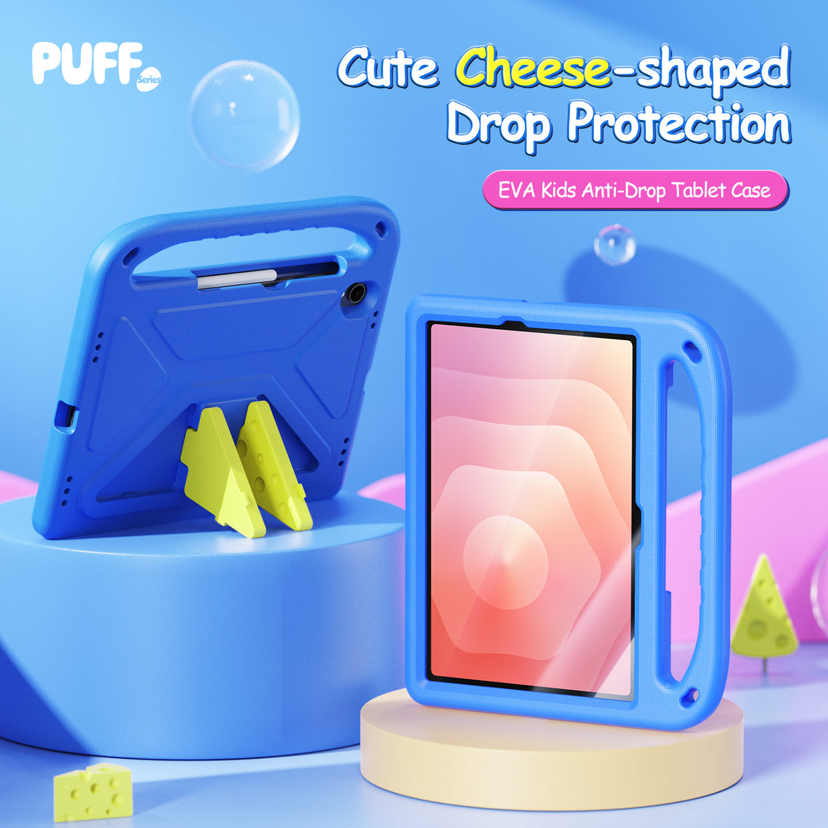DUX DUCIS For Samsung Galaxy Tab S11 Tablet Case with Kickstand Puff Series EVA Kids Shockproof Cover