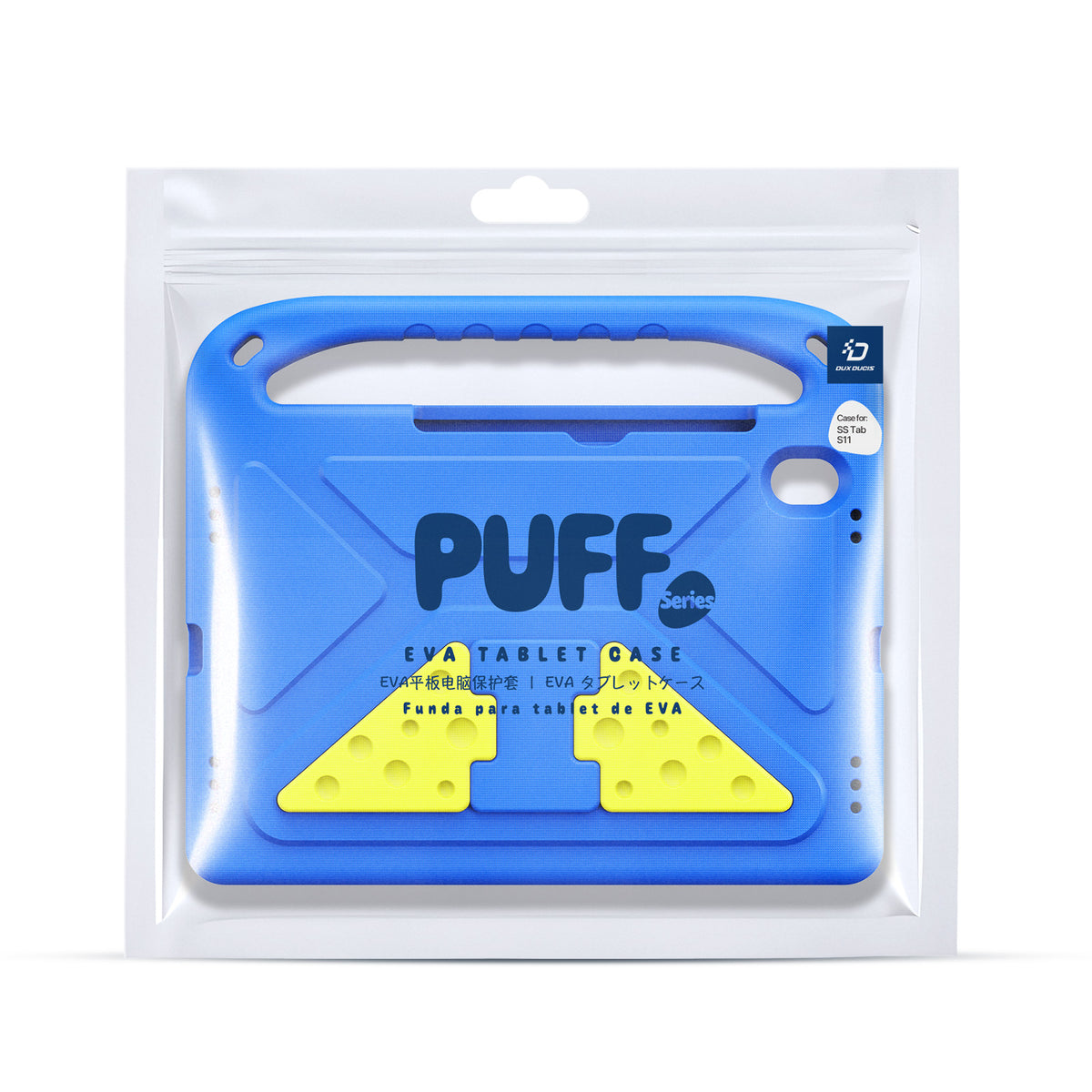 DUX DUCIS For Samsung Galaxy Tab S11 Tablet Case with Kickstand Puff Series EVA Kids Shockproof Cover