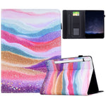 For Samsung Galaxy Tab S11 Leather Case Pattern Print Card Slots Stand Auto Sleep Wake Tablet Cover