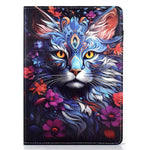 For Lenovo Xiaoxin Pad 11 2025 Leather Case Pattern Print Card Slots Stand Auto Sleep Wake Tablet Cover