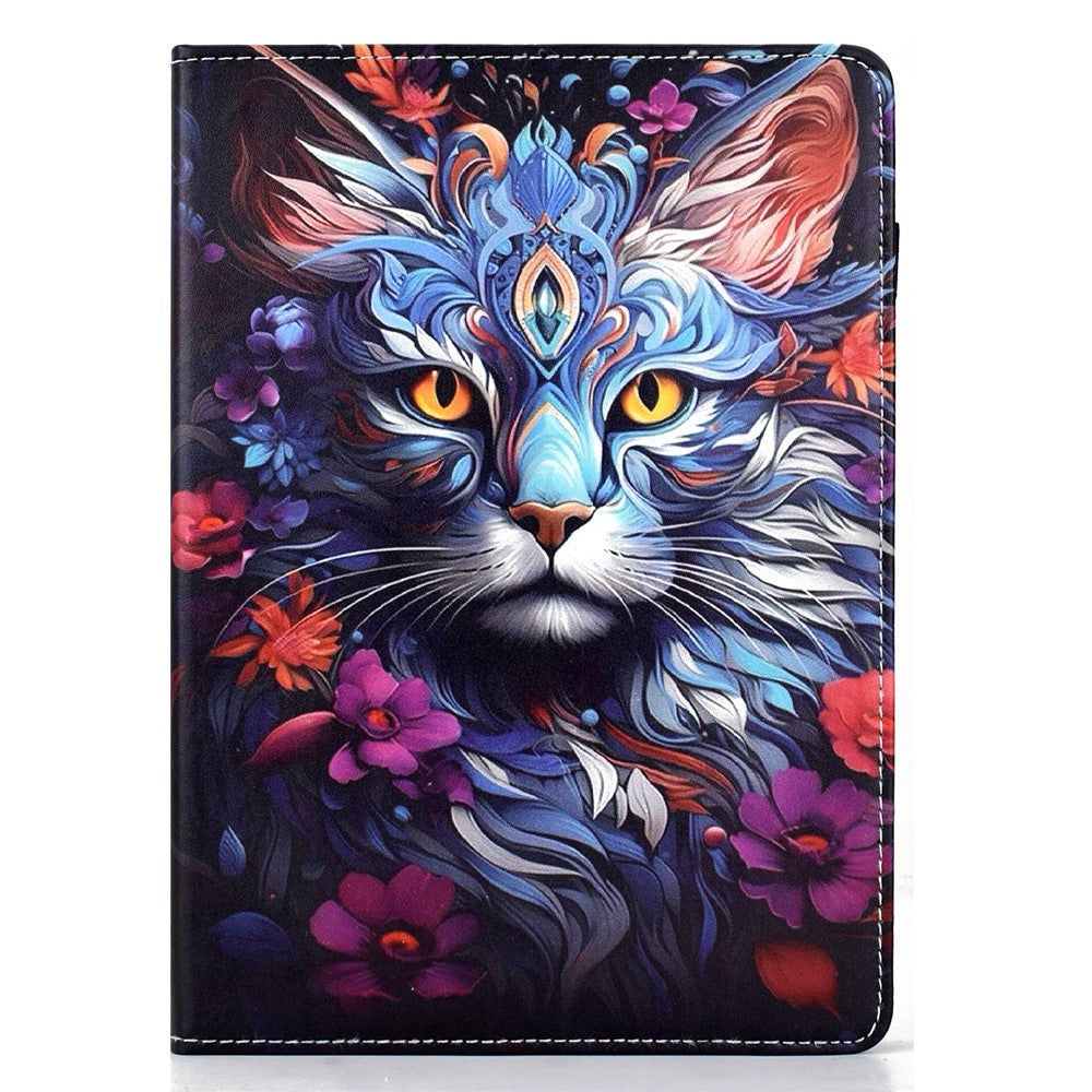 For Lenovo Xiaoxin Pad 11 2025 Leather Case Pattern Print Card Slots Stand Auto Sleep Wake Tablet Cover