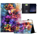 For Lenovo Idea Tab Pro / Tab P12 Pro Gen 2 Leather Case Pattern Print Card Slots Stand Auto Sleep Wake Tablet Cover