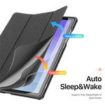 DUX DUCIS Domo Series for Samsung Galaxy Tab A9+ Case Tri-Fold Stand Leather Cover Auto Wake / Sleep