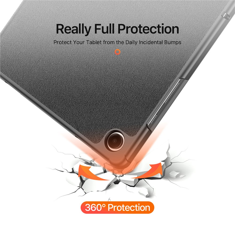 DUX DUCIS Domo Series for Samsung Galaxy Tab A9+ Case Tri-Fold Stand Leather Cover Auto Wake / Sleep