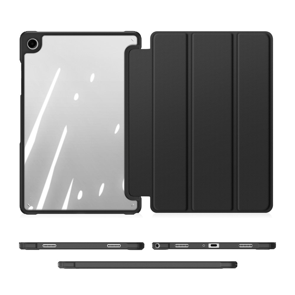 DUX DUCIS TOBY Series For Samsung Galaxy Tab A9+ Case PU Leather Tri-Fold Stand Tablet Cover
