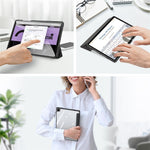 DUX DUCIS TOBY Series For Samsung Galaxy Tab A11+ / A9+ Case PU Leather Tri-Fold Stand Tablet Cover
