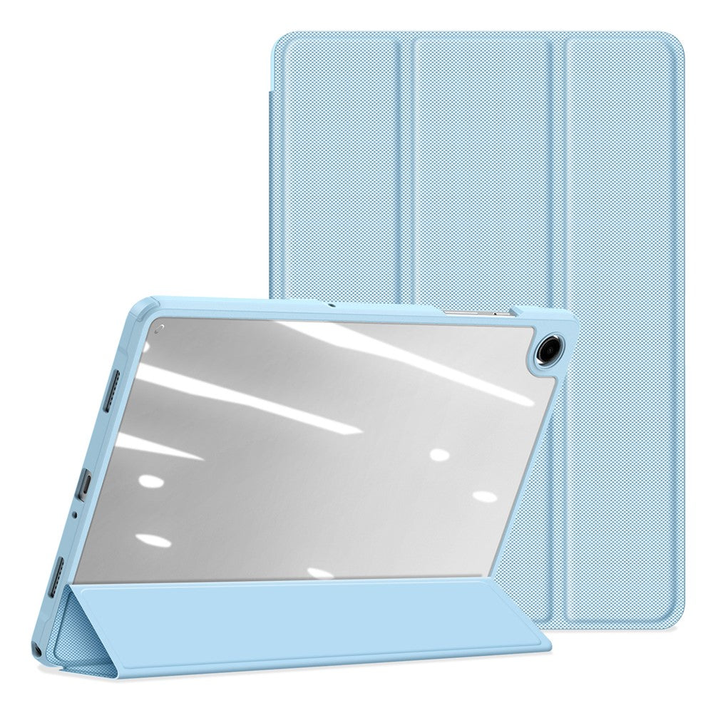 DUX DUCIS TOBY Series For Samsung Galaxy Tab A11+ / A9+ Case PU Leather Tri-Fold Stand Tablet Cover