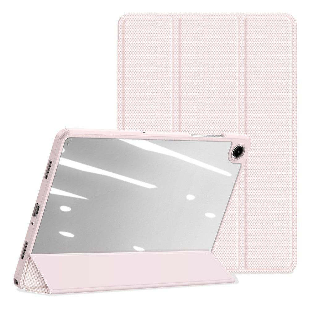 DUX DUCIS TOBY Series For Samsung Galaxy Tab A11+ / A9+ Case PU Leather Tri-Fold Stand Tablet Cover
