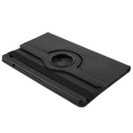Til Samsung Galaxy Tab A11+ etui med roterende stander PU læder + PC tabletdæksel med elastikbånd