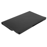 Til Samsung Galaxy Tab A11+ etui med roterende stander PU læder + PC tabletdæksel med elastikbånd