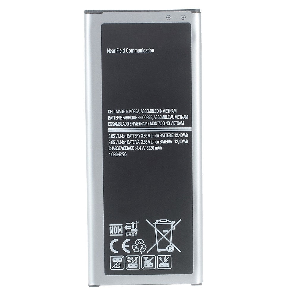For Samsung Galaxy Note 4 N910 3220mAh 3.85V Rechargeable Li-ion Polymer Battery Replacement Part (EB-BN910BBE) (without Logo)