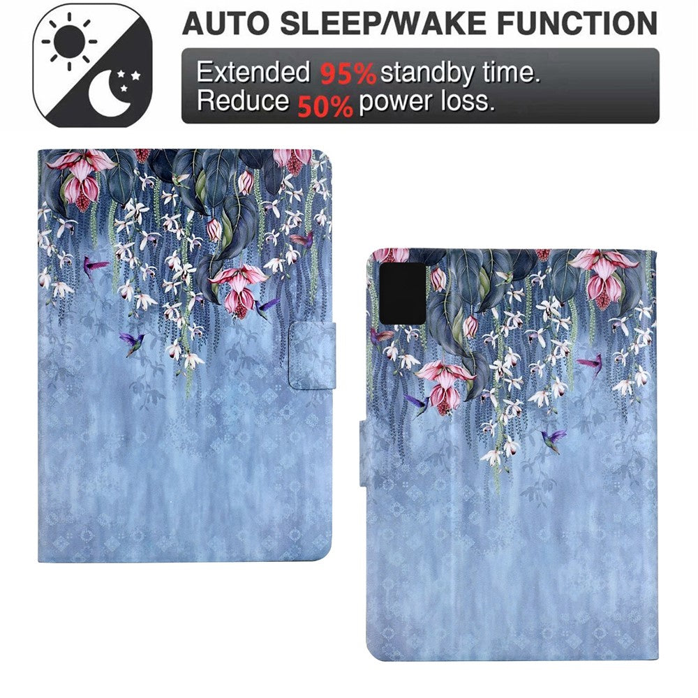 For Lenovo Xiaoxin Pad 12.1 (2025) Case Card Holder Pattern Print Leather Cover