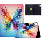 For Lenovo Xiaoxin Pad 12.1 (2025) Case Card Holder Pattern Print Leather Cover