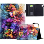 For Lenovo Xiaoxin Pad 12.1 (2025) Case Pattern Printing Leather Tablet Cover with Card Holder