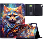 For Lenovo Xiaoxin Pad 12.1 (2025) Case Pattern Printing Leather Tablet Cover with Card Holder