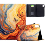 For Lenovo Xiaoxin Pad 12.1 (2025) Case Pattern Printing Leather Tablet Cover with Card Holder