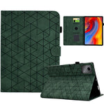 For Lenovo Xiaoxin Pad 12.1 (2025) Case Card Slots Stand Rhombus Auto Wake / Sleep Leather Cover