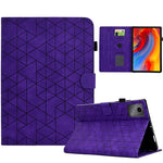 For Lenovo Xiaoxin Pad 12.1 (2025) Case Card Slots Stand Rhombus Auto Wake / Sleep Leather Cover