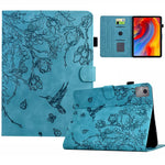 For Lenovo Xiaoxin Pad 12.1 (2025) Case Flower Bird Imprinted Card Holder Leather Tablet Cover