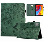 For Lenovo Xiaoxin Pad 12.1 (2025) Case Flower Bird Imprinted Card Holder Leather Tablet Cover