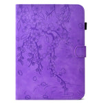 For Lenovo Xiaoxin Pad 12.1 (2025) Leather Case Plum Blossom Stand Card Slots Tablet Cover