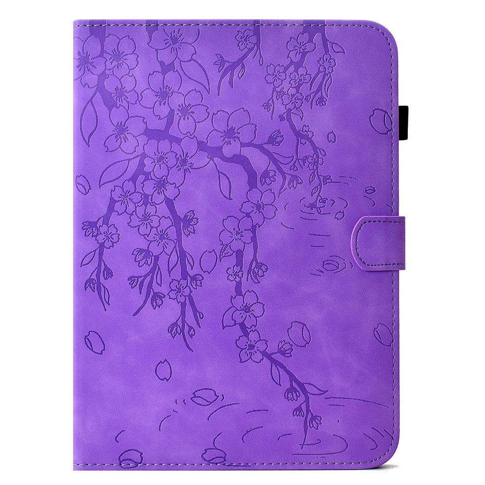 For Lenovo Xiaoxin Pad 12.1 (2025) Leather Case Plum Blossom Stand Card Slots Tablet Cover