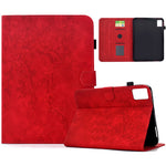 For Lenovo Xiaoxin Pad 12.1 (2025) Leather Case Plum Blossom Stand Card Slots Tablet Cover