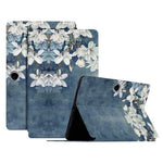For Oppo Pad SE Case Flower Pattern Flip Stand PU Leather Tablet Cover