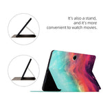 Oppo Pad SE-fodral med mönstertryck i PU-läder och vikbart skydd för surfplatta