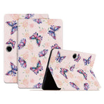 For Oppo Pad SE Protective Tablet Case PU Leather Butterfly Printed Stand Case Folio Flip Cover