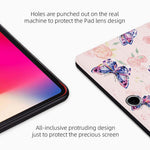 For Oppo Pad SE Protective Tablet Case PU Leather Butterfly Printed Stand Case Folio Flip Cover