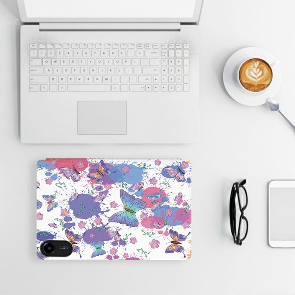 For Xiaomi Redmi Pad 2 11 Protective Tablet Case PU Leather Butterfly Printed Stand Case Folio Flip Cover