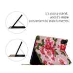 For Xiaomi Redmi Pad 2 11 Case Flower Pattern Flip Stand PU Leather Tablet Cover