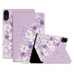 For Xiaomi Redmi Pad 2 11 Case Flower Pattern Flip Stand PU Leather Tablet Cover