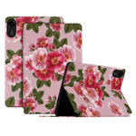 For Xiaomi Redmi Pad 2 11 Case Flower Pattern Flip Stand PU Leather Tablet Cover