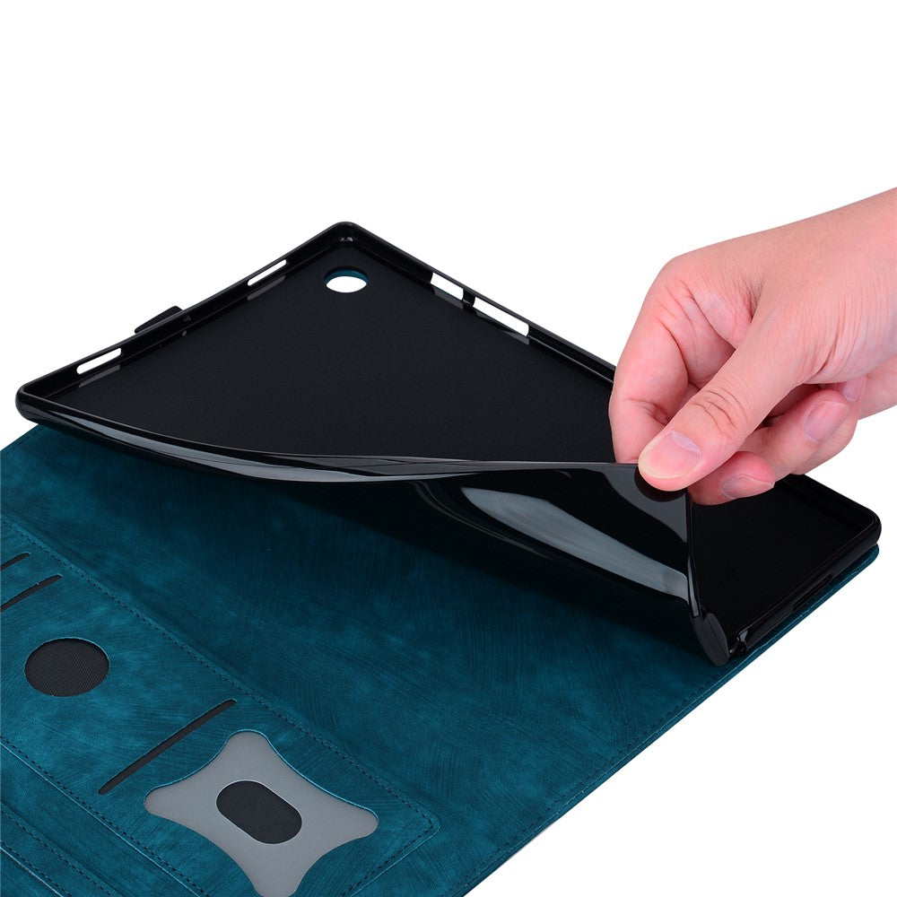 For Xiaomi Redmi Pad Pro / Pad Pro 5G / Pad 2 Pro Case Card Slots Leather Tablet Stand Folio Cover Flower Cat