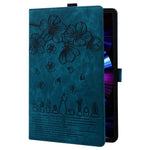 For Xiaomi Redmi Pad Pro / Pad Pro 5G / Pad 2 Pro Case Card Slots Leather Tablet Stand Folio Cover Flower Cat