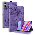 For Xiaomi Redmi Pad Pro / Pad Pro 5G / Pad 2 Pro Case Card Slots Leather Tablet Stand Folio Cover Flower Cat