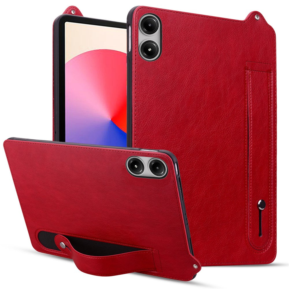 For Xiaomi Redmi Pad Pro / Pad Pro 5G / Pad 2 Pro Case Hand Strap Kickstand Leather Tablet Cover