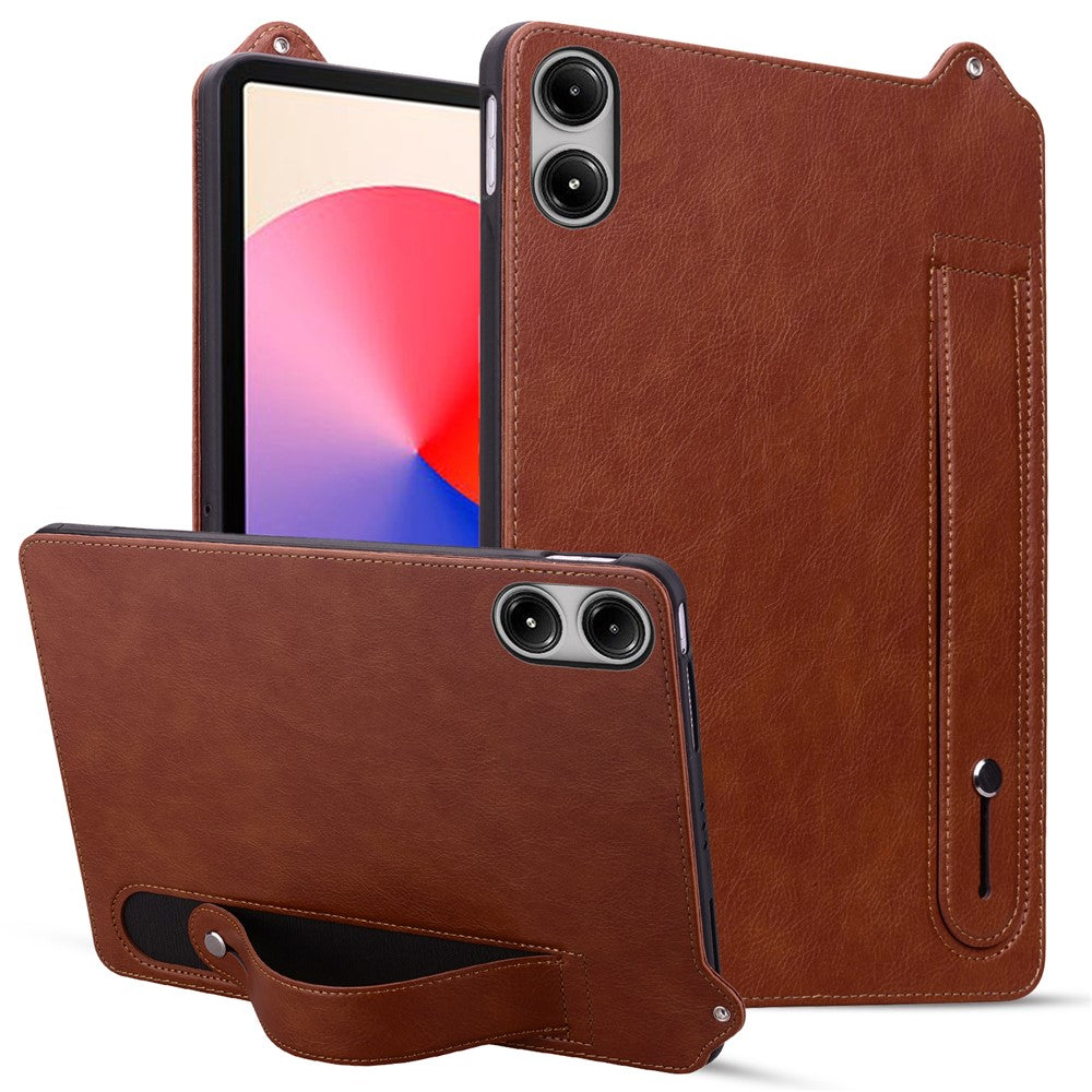 For Xiaomi Redmi Pad Pro / Pad Pro 5G / Pad 2 Pro Case Hand Strap Kickstand Leather Tablet Cover