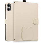For Xiaomi Redmi Pad Pro / Pad Pro 5G / Pad 2 Pro Wallet Case Leather Stand Tablet Cover with Stylus Holder, 3D Effect Cat Pattern