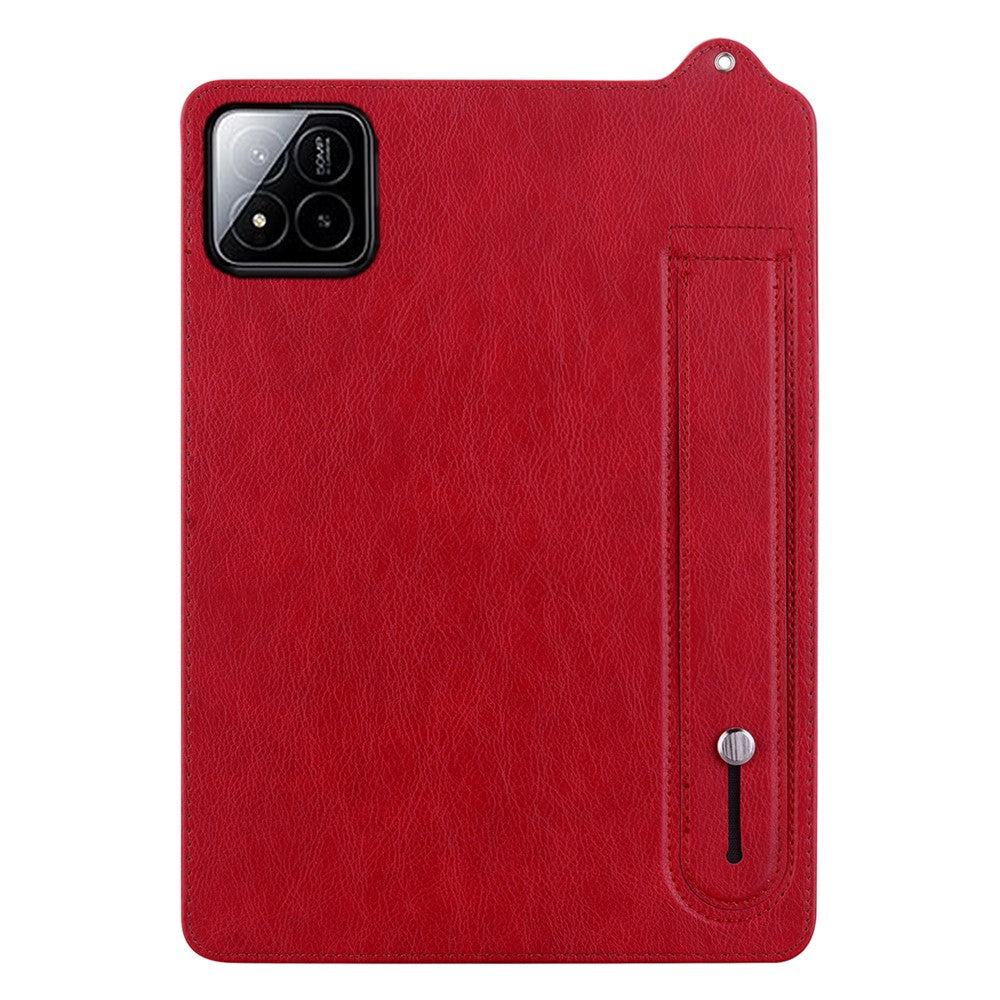 For Xiaomi Pad 7 Pro / 8 Pro Case Hand Strap Kickstand Leather Tablet Cover