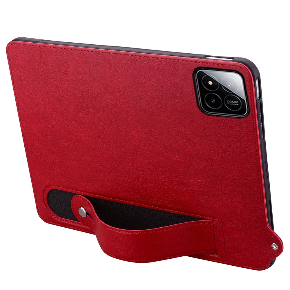 For Xiaomi Pad 7 Pro / 8 Pro Case Hand Strap Kickstand Leather Tablet Cover